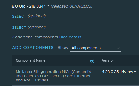 Mellanox `nmlx5_core` driver `4.23` issues on ESXi 8.0 Update 1